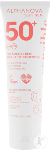 Alphanova Daily Sun Lait Solaire Bébé IP50+ Visage Et Corps 50ml