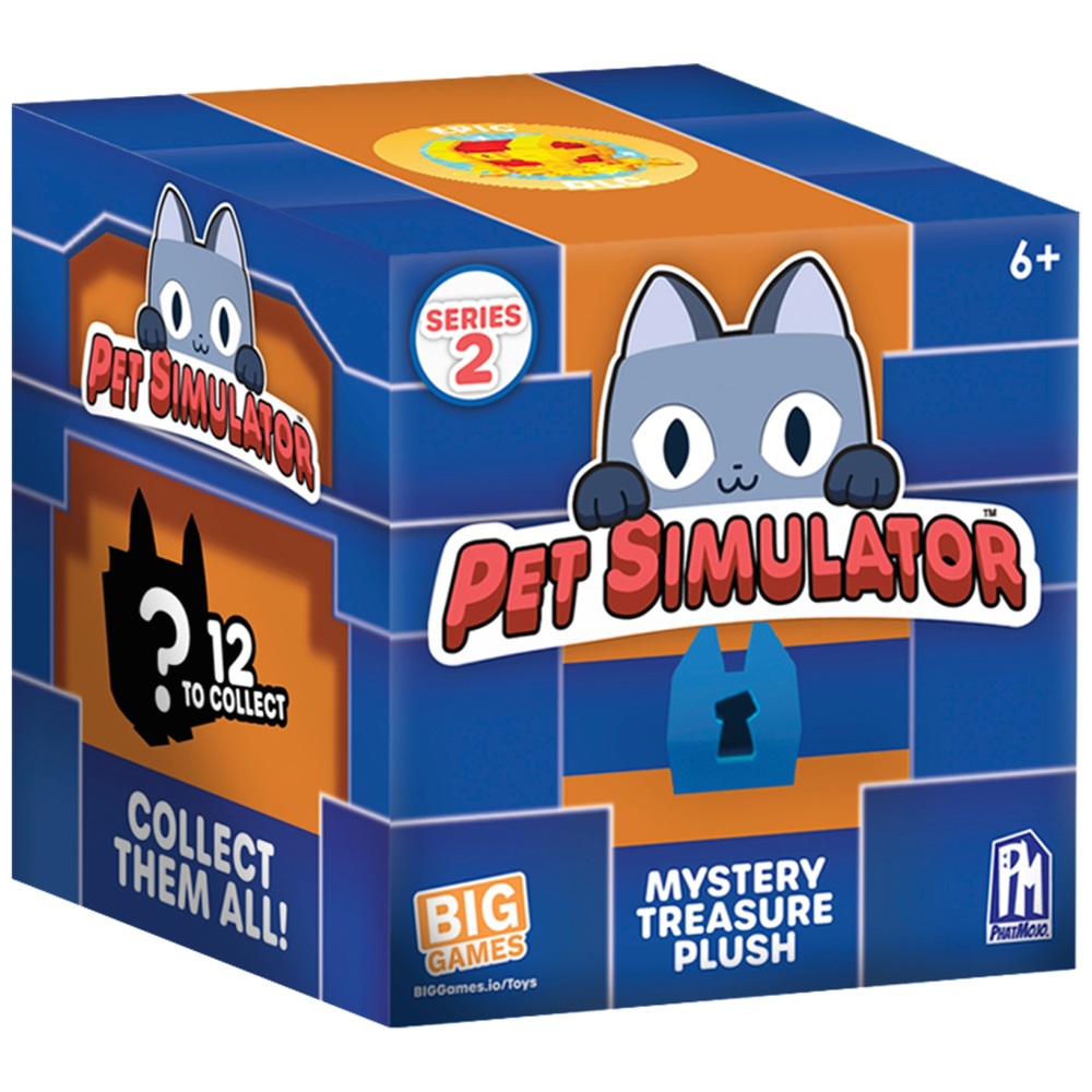 Pet Simulator Serie 2 Mystery Treasure Plüschtier-Sortiment