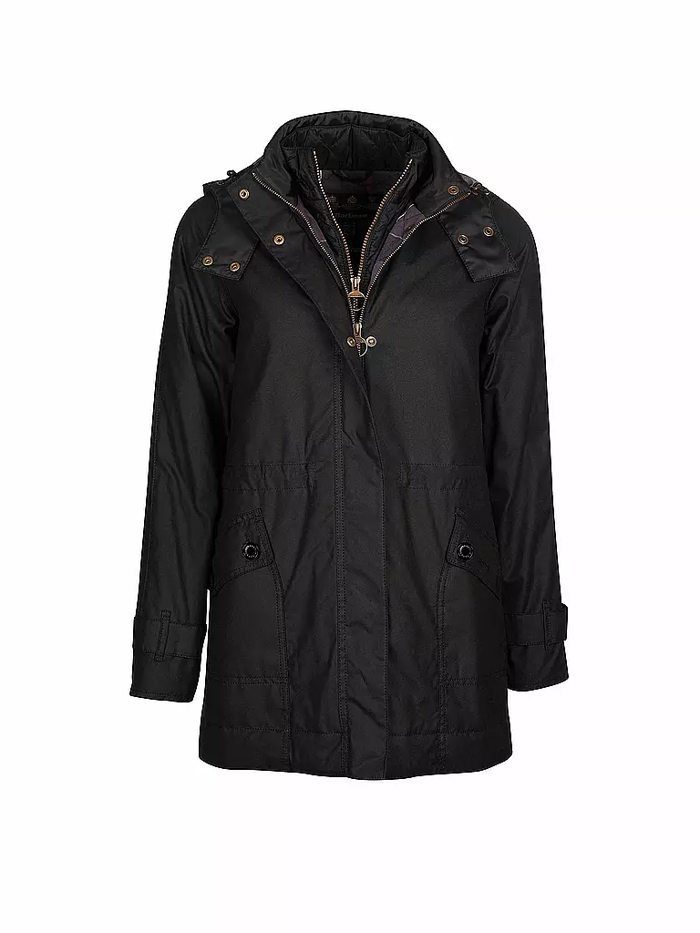 BARBOUR Wachsparka CANNICH schwarz