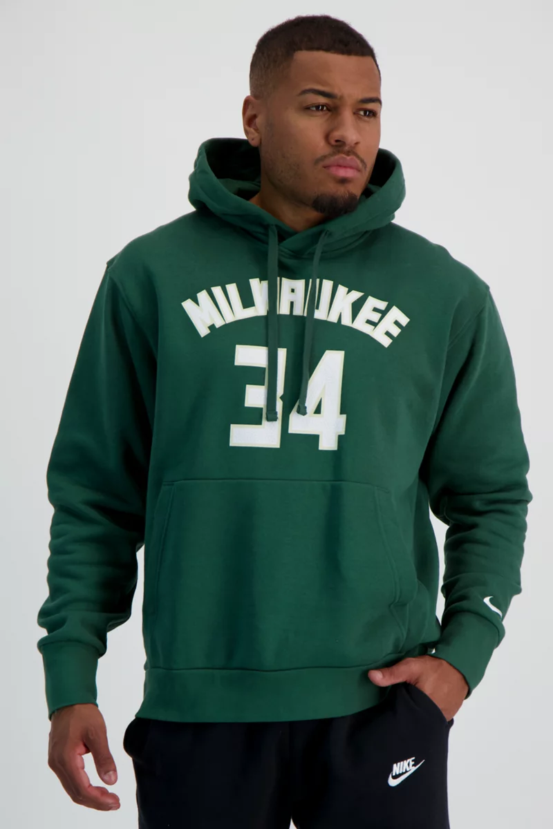 Nike Milwaukee Bucks Essential Giannis Antetokounmpo Herren Hoodie