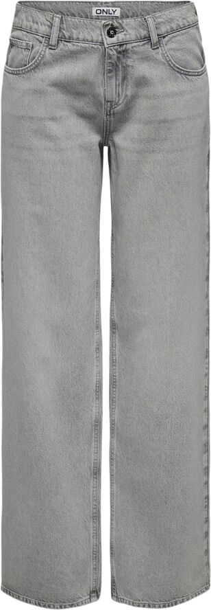 ONLY ONLBRENDA LOW WIDE DNM CRO117 NOOS Light grey denim