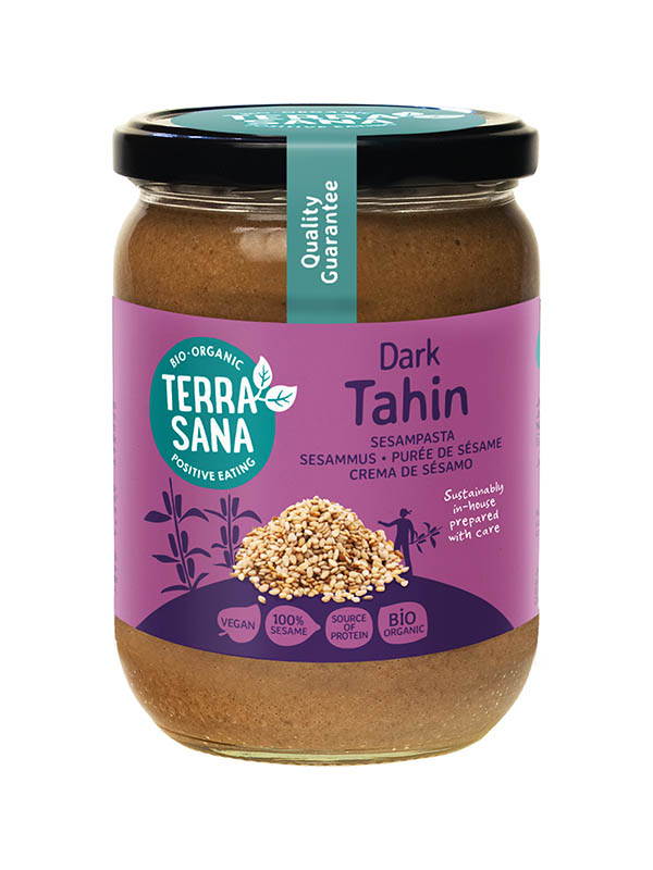 TerraSana Tahin bruin sesampasta zonder zout bio (500 gr)