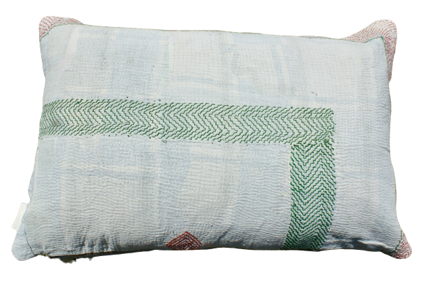 Kussen Kantha vintage 40x60 cm pastel