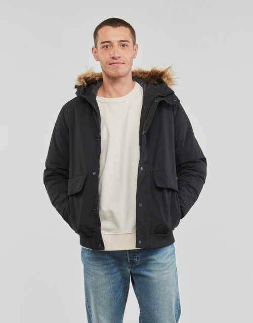 Jack & Jones - JJCHAMP BOMBER JACKET FUR Negro
