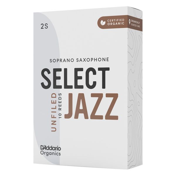 DAddario Woodwinds Organic Sel. Jazz Unf. SOP 2S