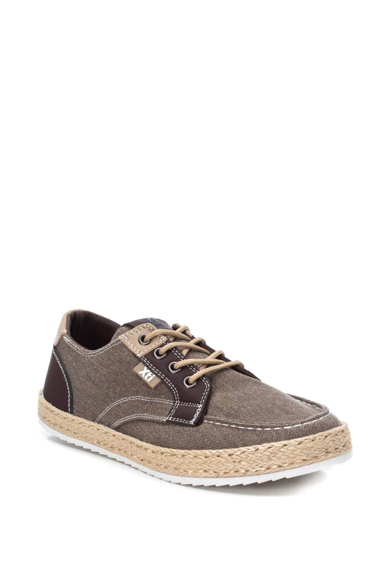 Zapatos cordones suela yute Xti - torrado
