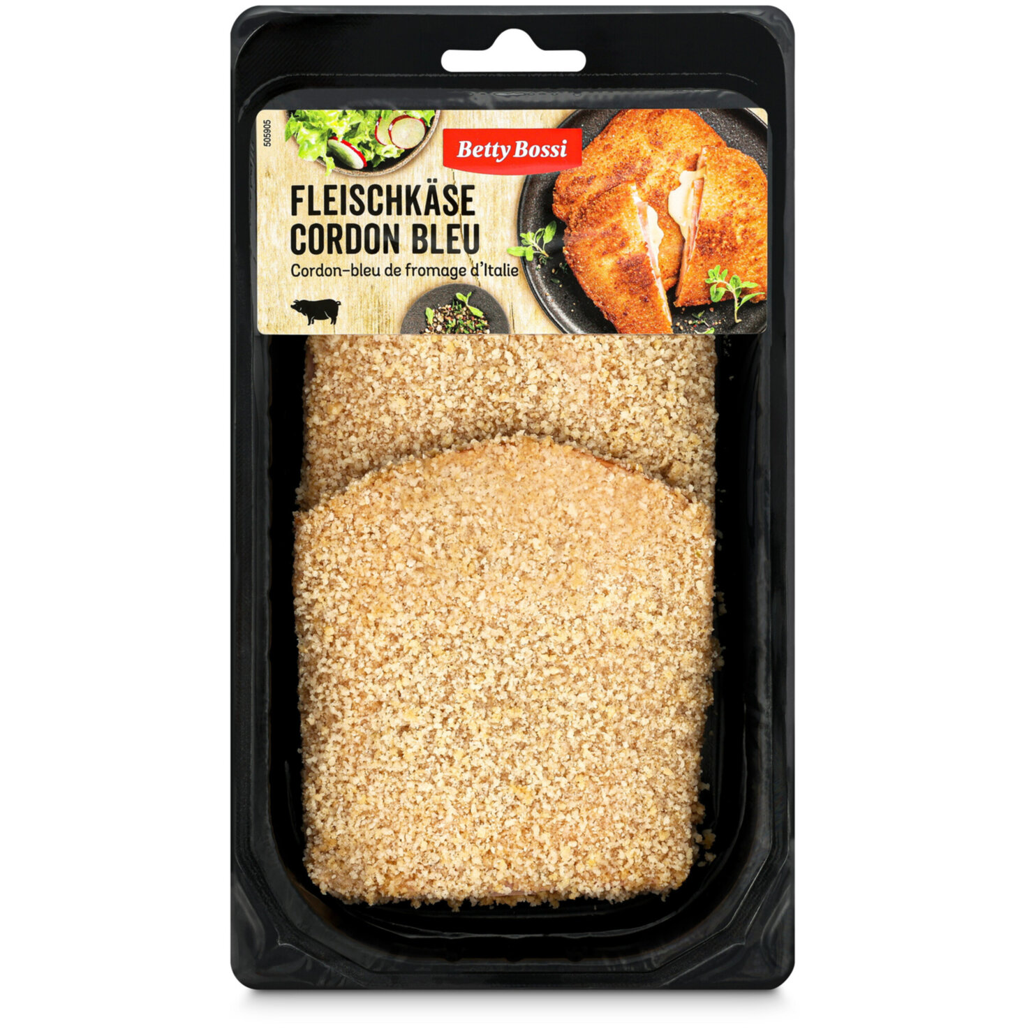 Betty Bossi Fleischkäse Cordon Bleu paniert 2x150g 300g