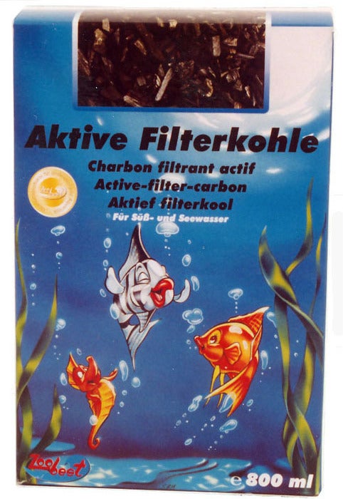Zoobest filtermateriaal filterkool 800 ml