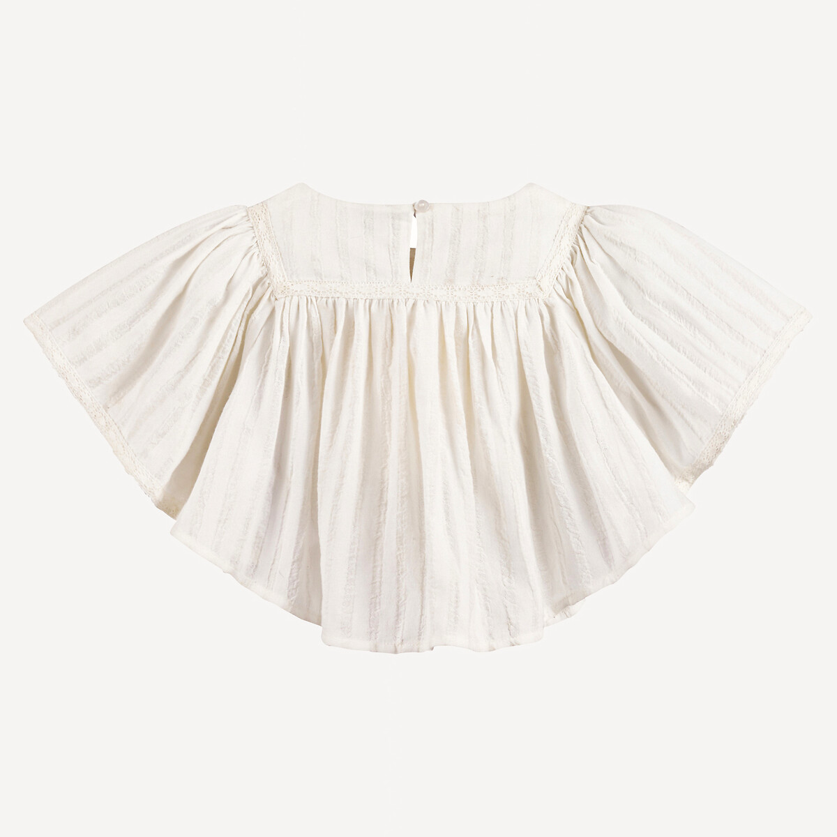 COLEÇÕES LA REDOUTE<br>Blusa borboleta com mangas curtas