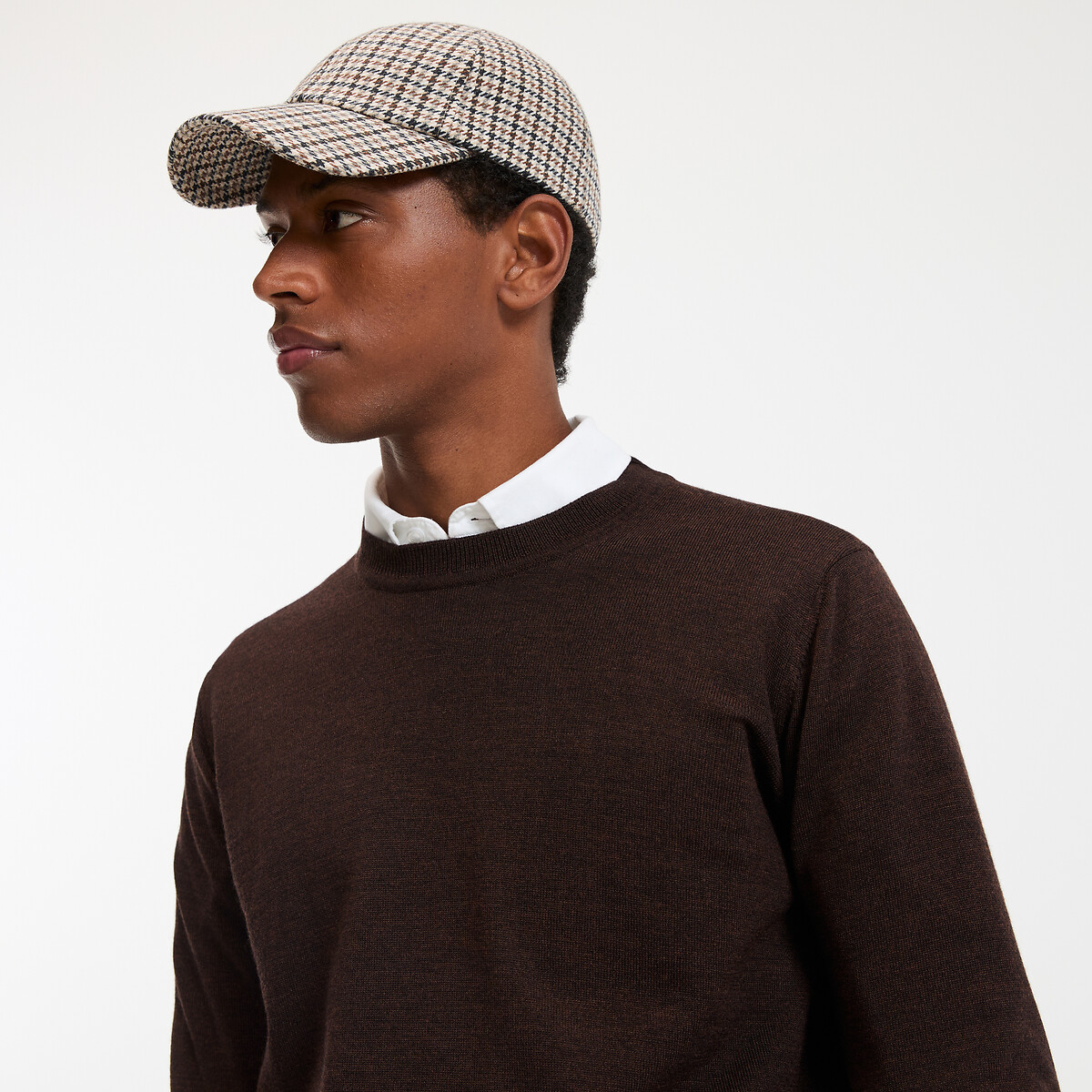 COLEÇÕES LA REDOUTE<br>Trui em lã merino, assinatura BASTIEN