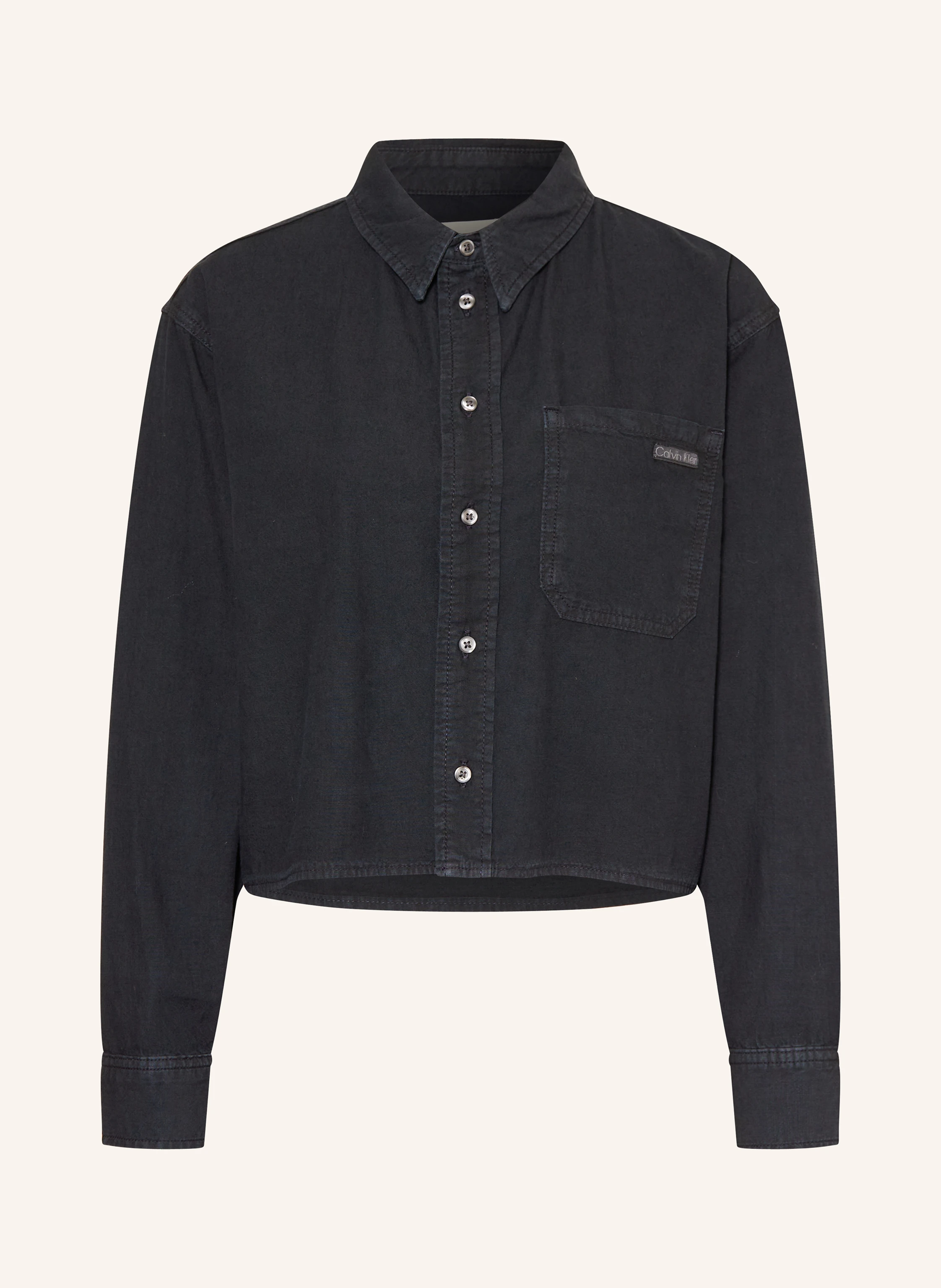 Calvin Klein Jeans Croped-Hemdbluse