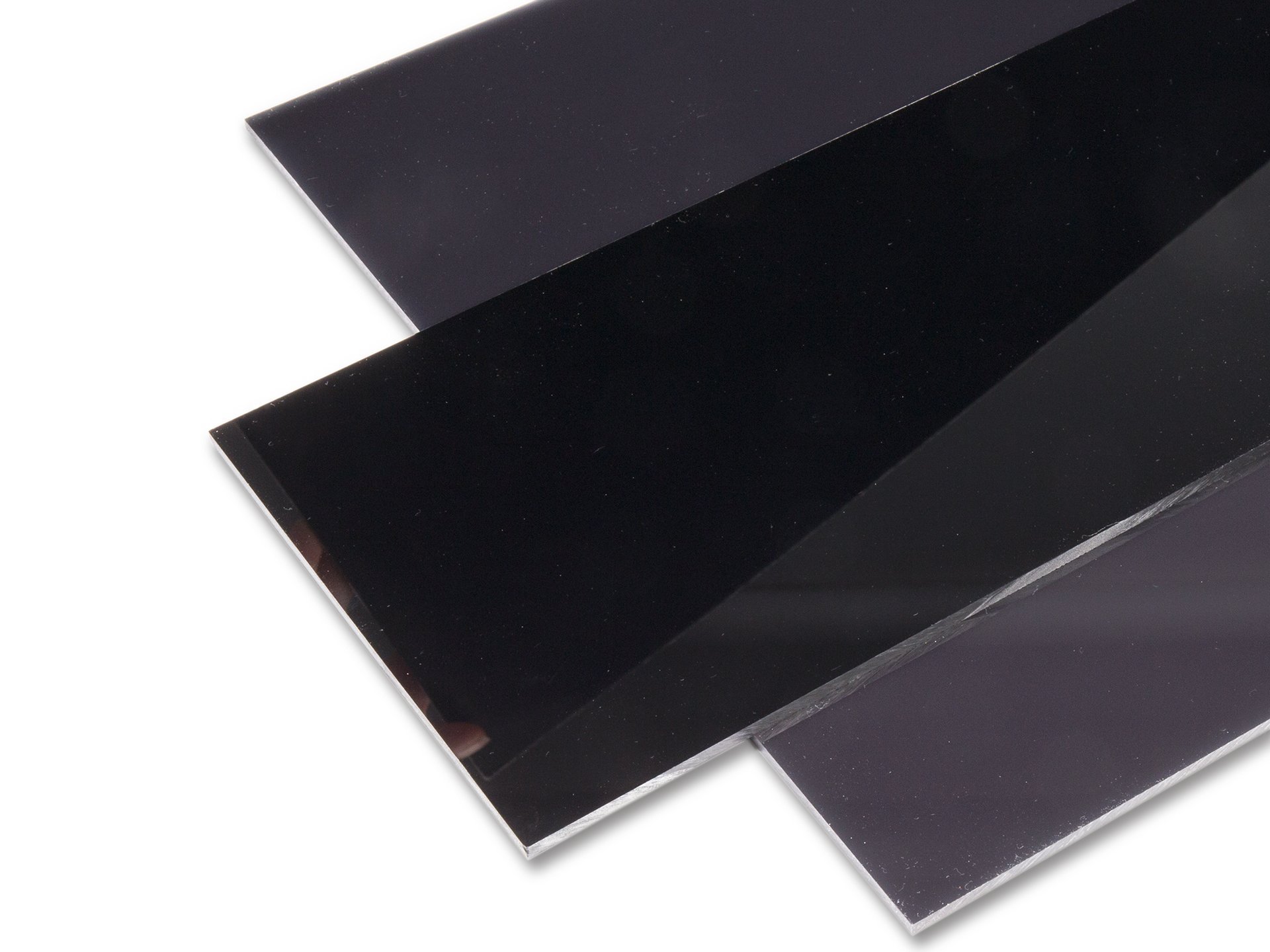 PLEXIGLAS® GS farbig, black & white (Zuschnitt möglich)
