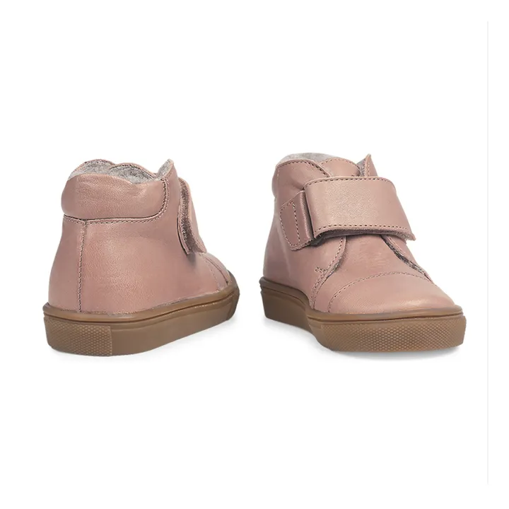 Petit Nord Baskets Fourrées Scratchs Toasty Kicks | Vieux Rose