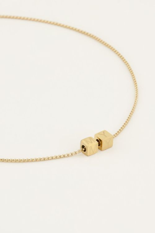 Cubes ketting middellang