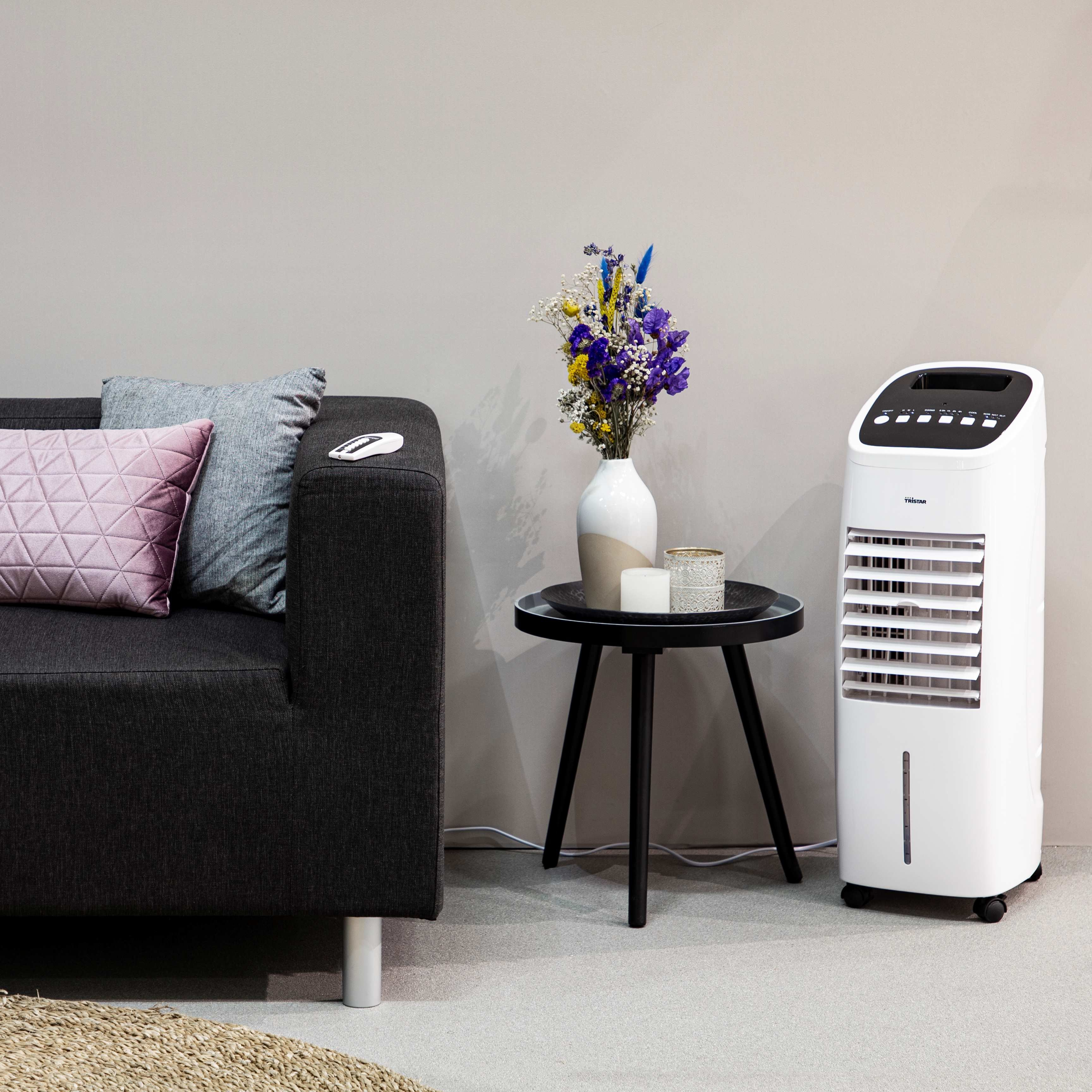(9L) Luft Kühler Klimaanlage Raum Befeuchter Turm Ventilator mit Wasserkühlung (AT-5465) - Weiss