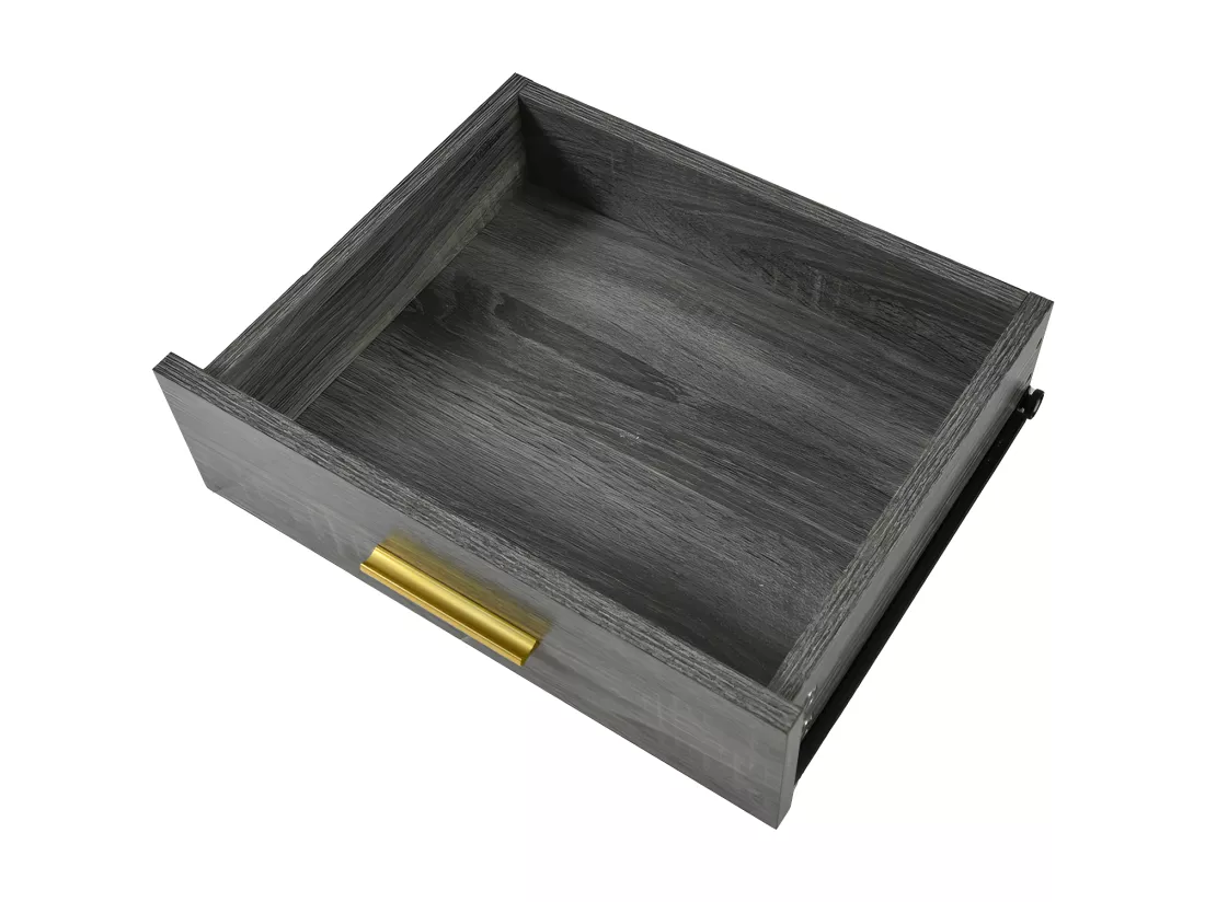 Console avec 1 tiroir - style moderne - Gris