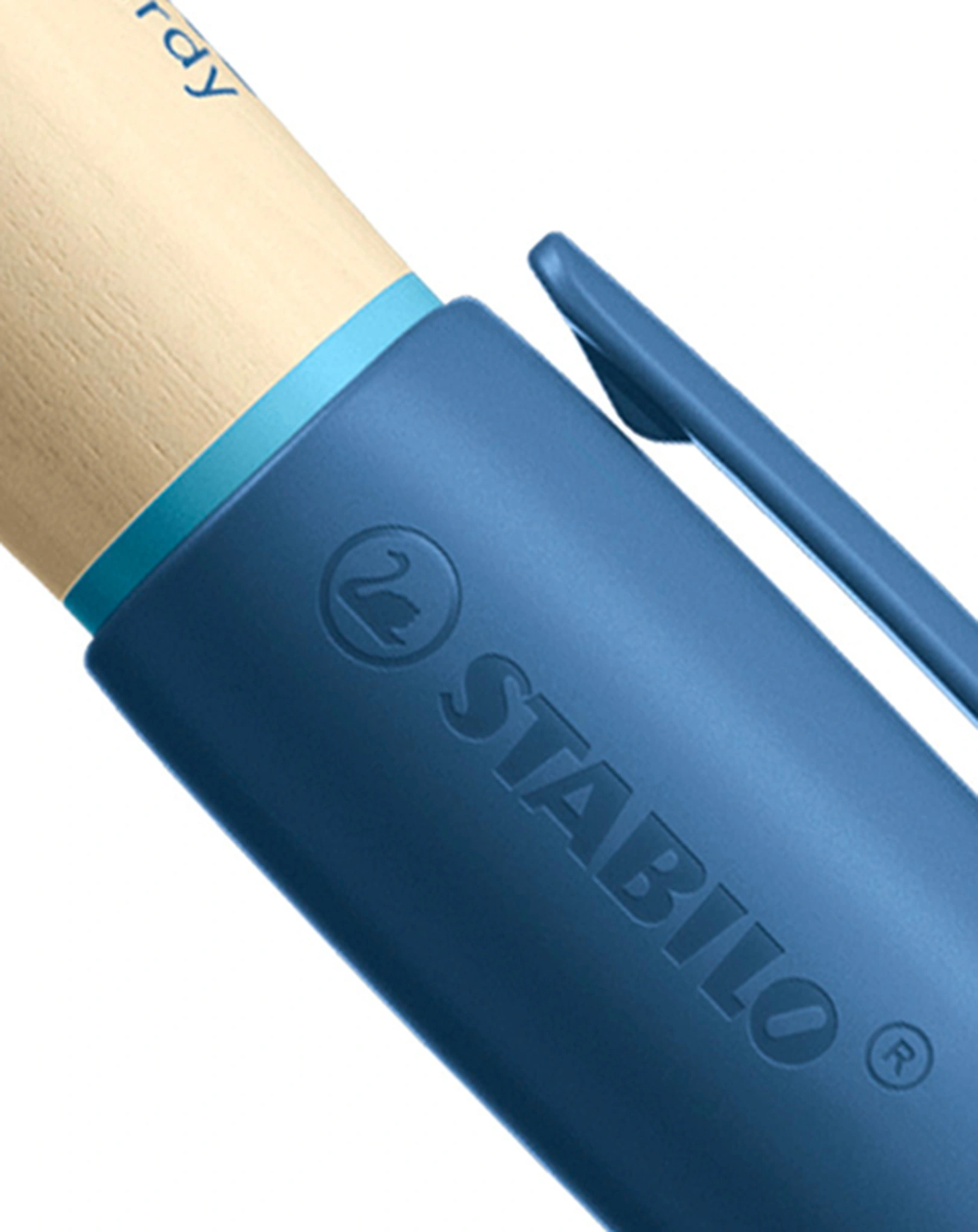 Füller STABILO® EASYbirdy Timber Feder A für Linkshänder in blau