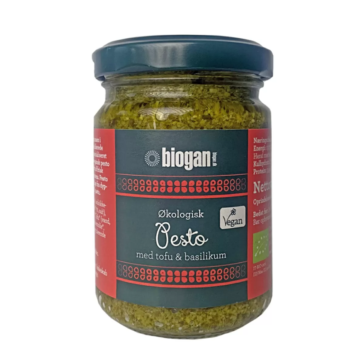 Biogan vegansk pesto grøn Ø - 120 g