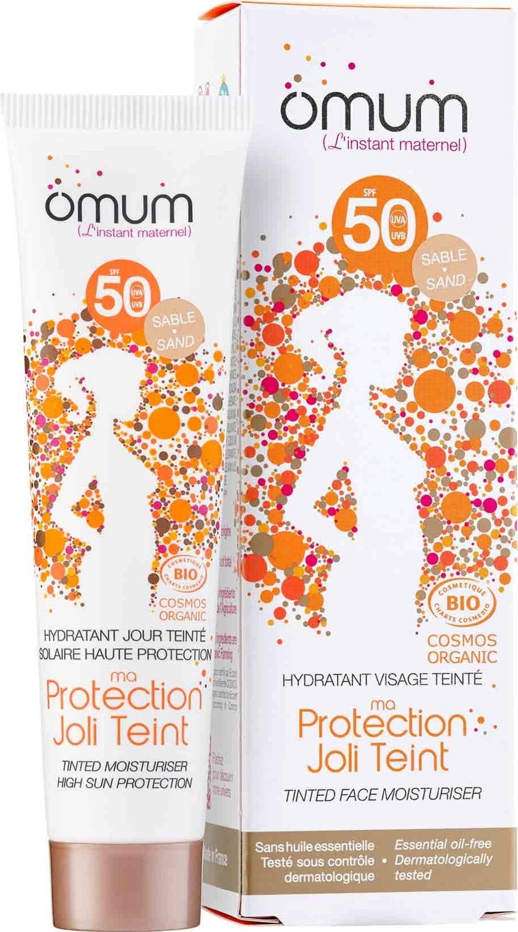 Omum  Ma Protection Joli Teint Tinted Moisturiser SPF 50, Sable (40 ml)