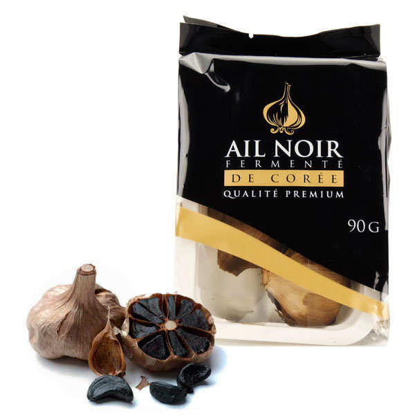 Ail noir fermenté de Corée Bio (3 têtes)