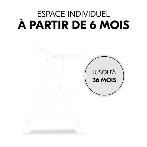 Tablette pour chaise haute Alpha+ - Blanc - HAUCK