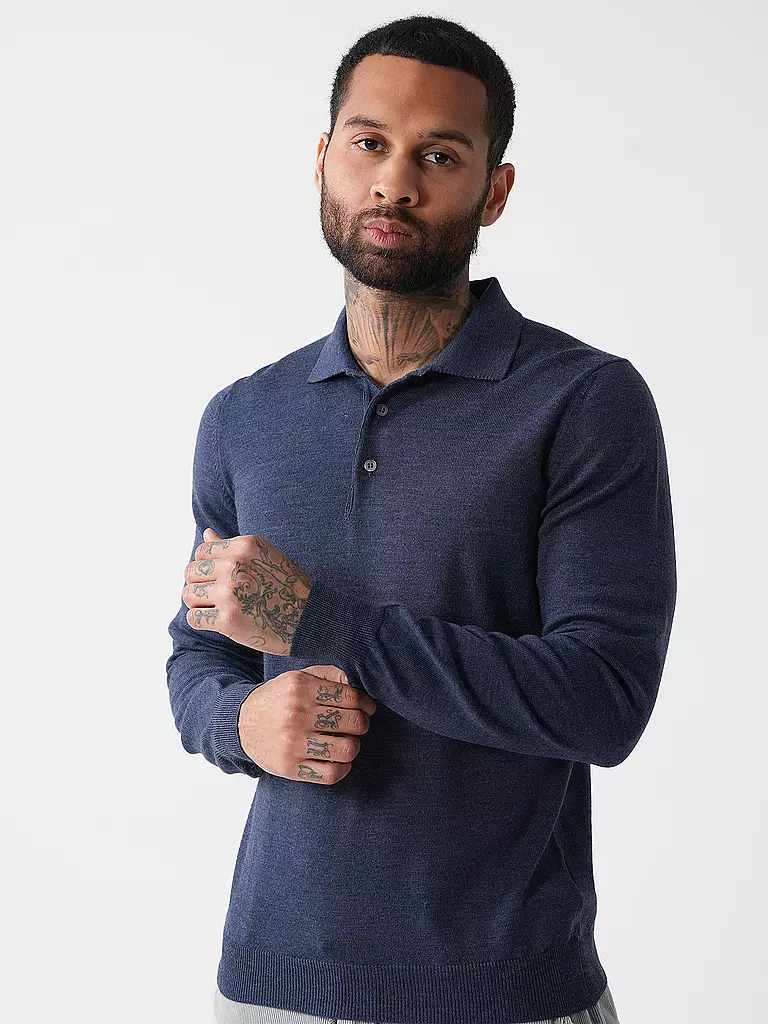 GRAN SASSO Poloshirt  blau