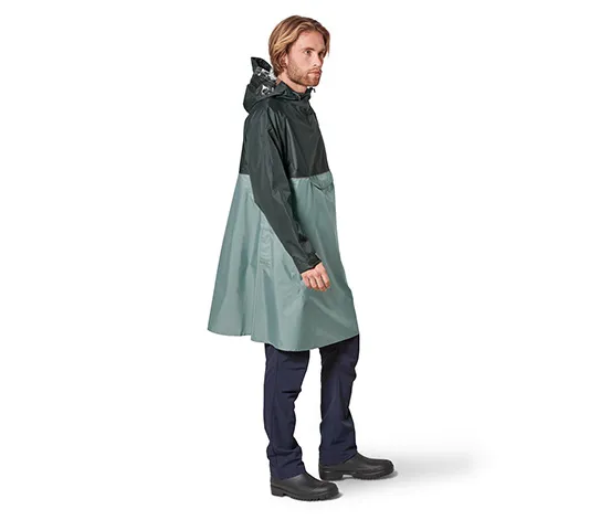 Unisex-Regenponcho mit Ärmeln