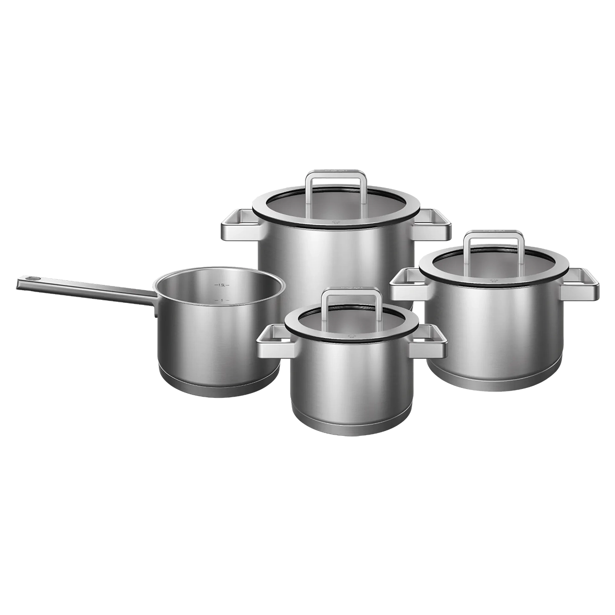 KOQI Downdraft Pannenset Polaris 4-delig