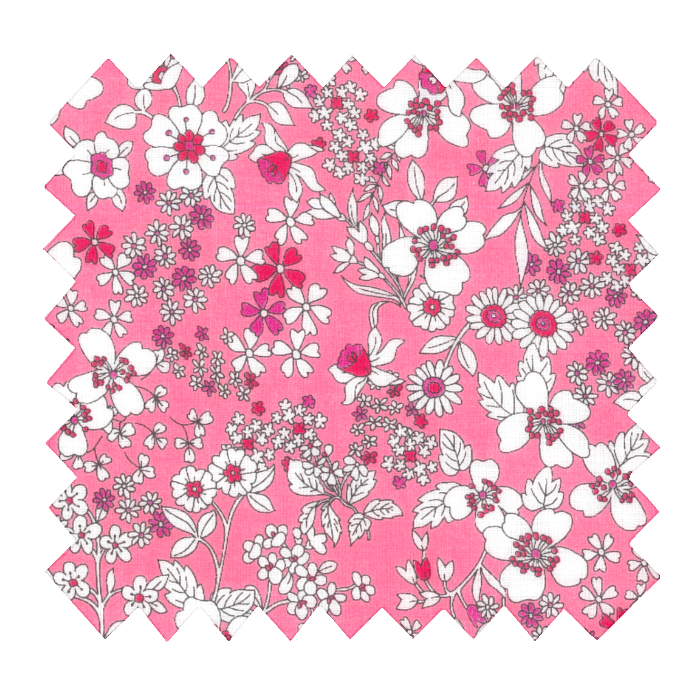 Tissu Coton Au Mètre Violette Rose