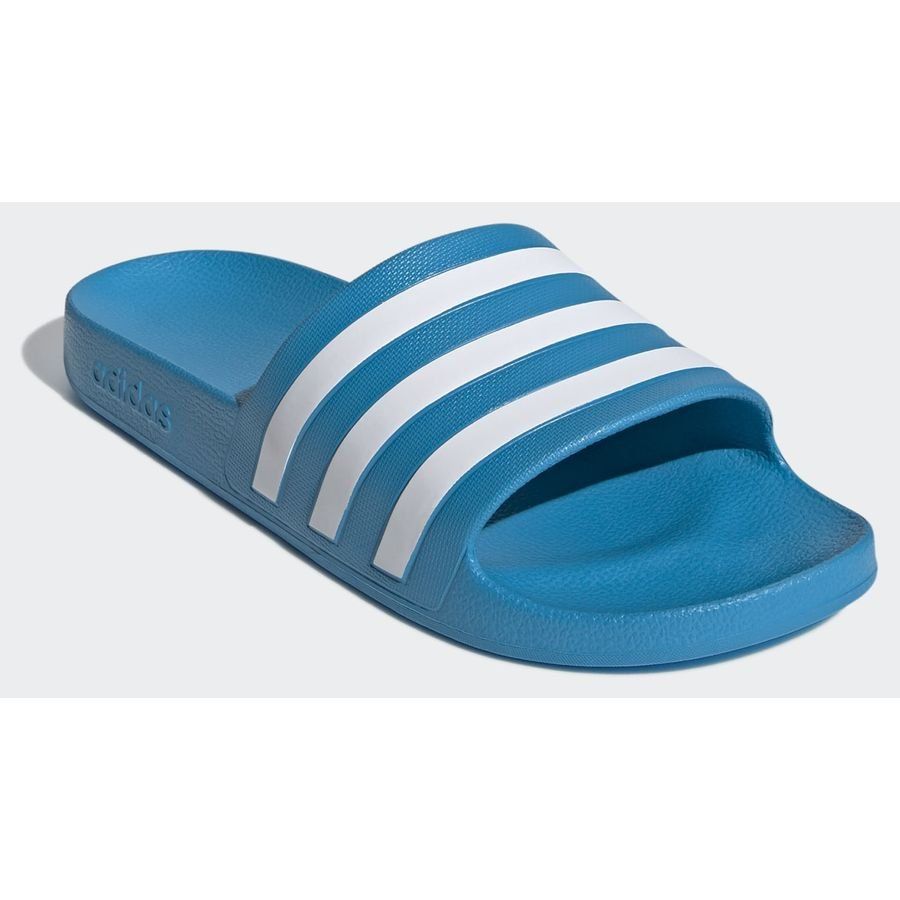 adidas Claquettes adilette - Bleu/Blanc