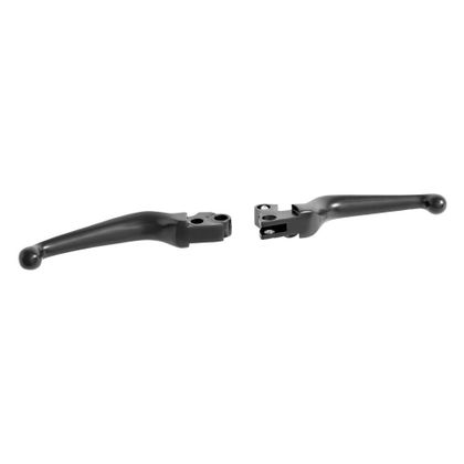 Leviers de frein et d'embrayage Highway Hawk Wide blade pour Harley davidson - Noir