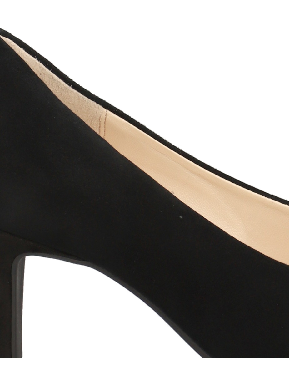 Veloursleder Pumps