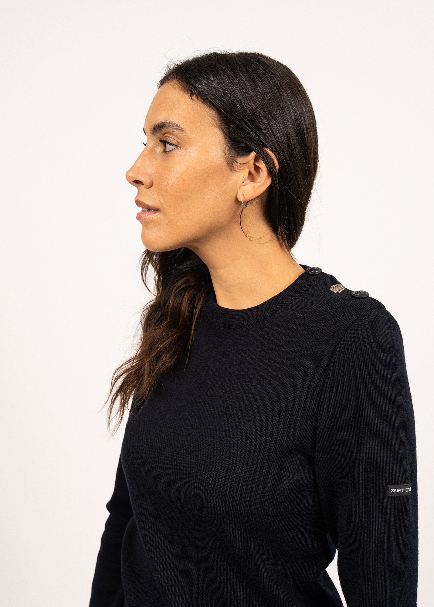 Pull marin uni Brégançon