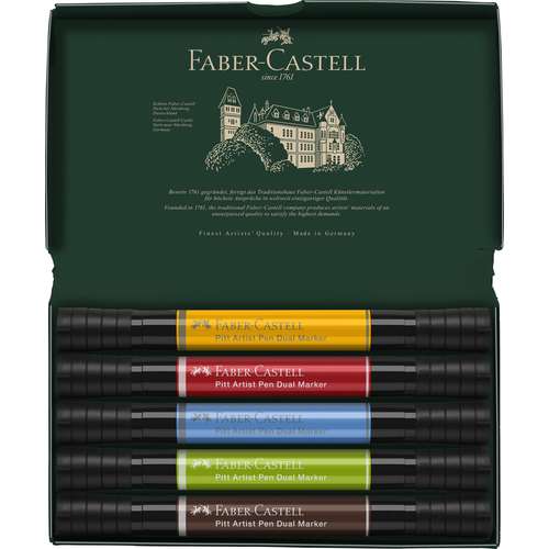 FABER-CASTELL Pitt Artist Pen Dual Marker im Kartonetui