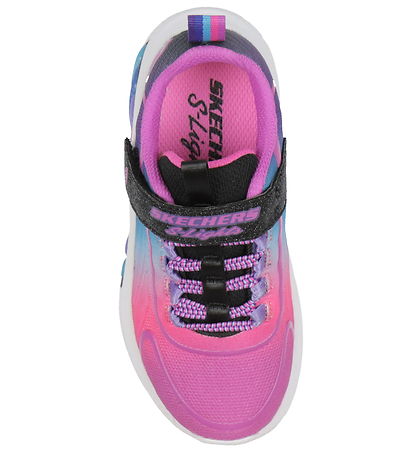 Skechers Sko m. Lys - Rainbow Cruisers - Blåck/Multi