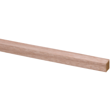 Schaaflat hardhout 12x12 mm, lengte 270 cm