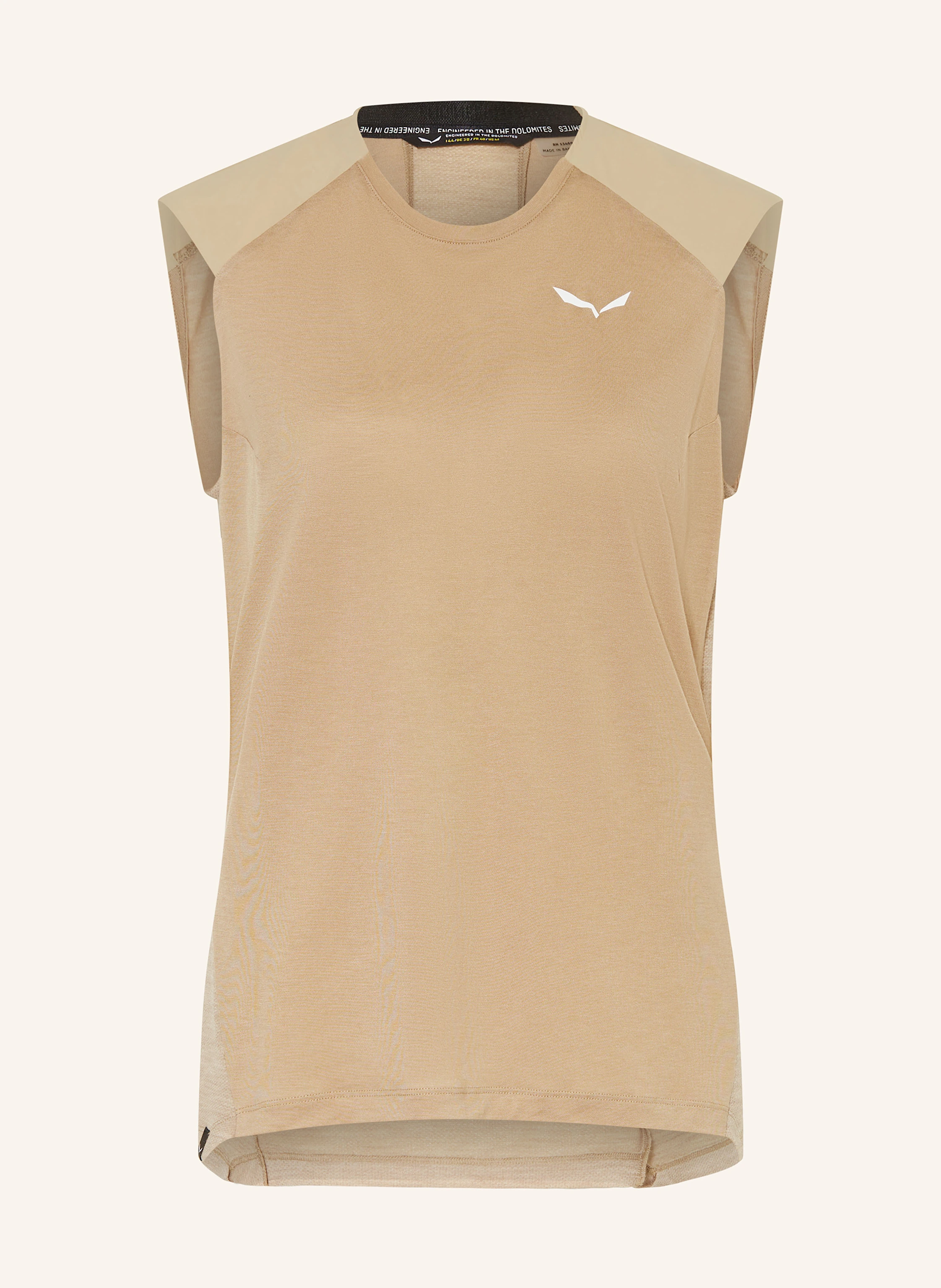 SALEWA Tanktop PUEZ ALPINE MERINO HYBRID mit Merinowolle