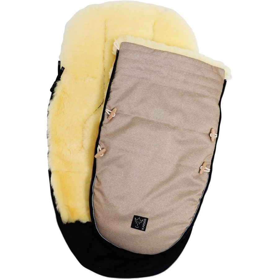Kaiser Winterfußsack LOVE THE NATURE sand melange