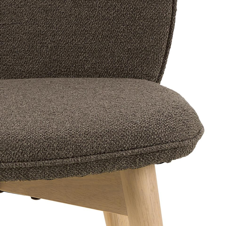 Eetkamerstoel Leitra taupe - set van 2
