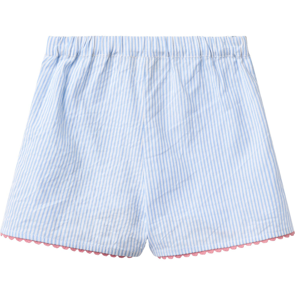 Køb COPENHAGEN COLORS Sky Blue W Cream Stripe Seersucker Deco Sæt