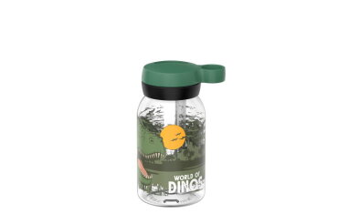 Campus drinkfles met rietje 450 ml - Dino