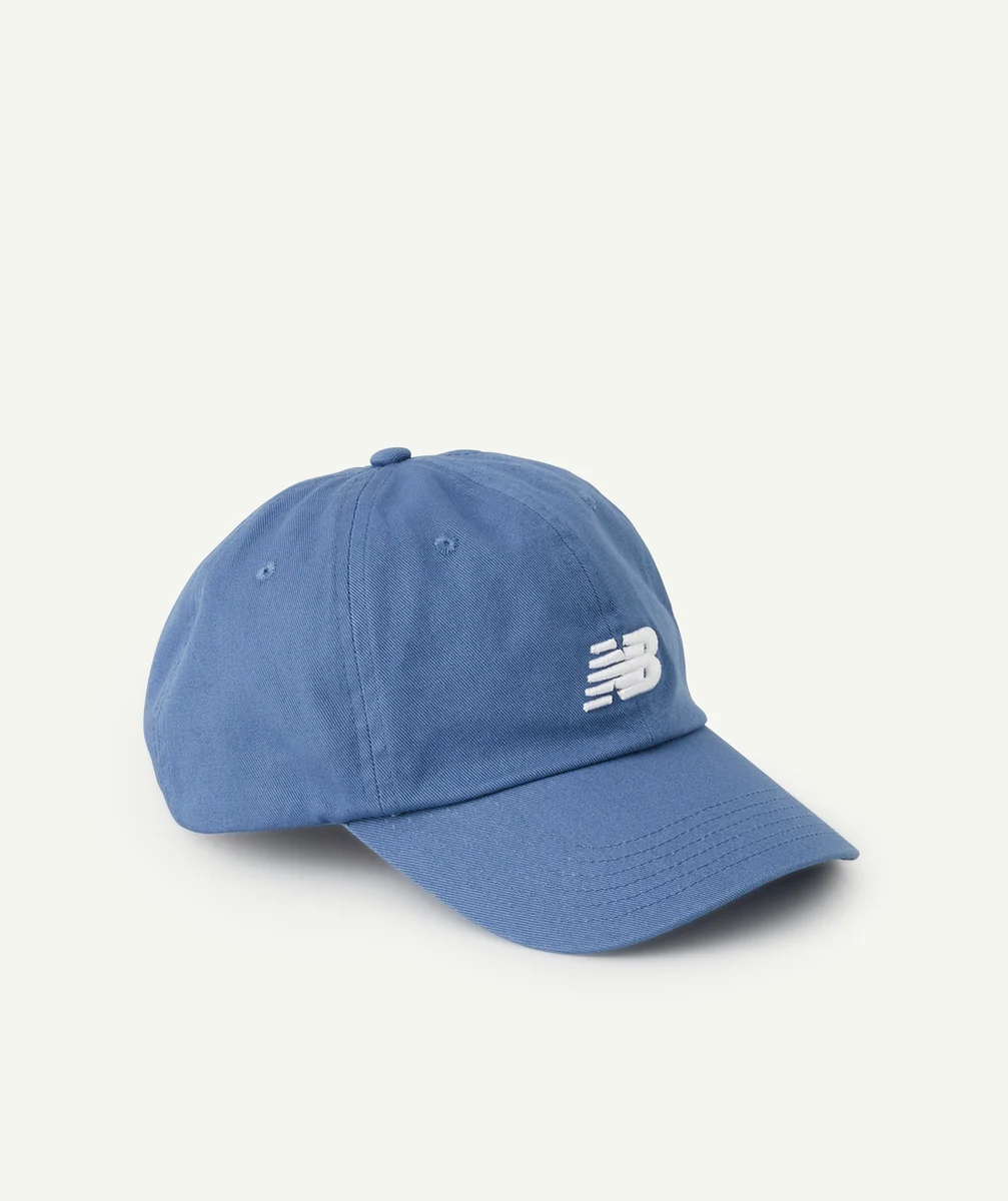 NEW BALANCECASQUETTE EN COTON BLEU AVEC LOGO