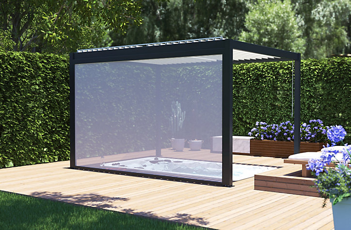 Store façade pour pergola Cameo l. 3,78m