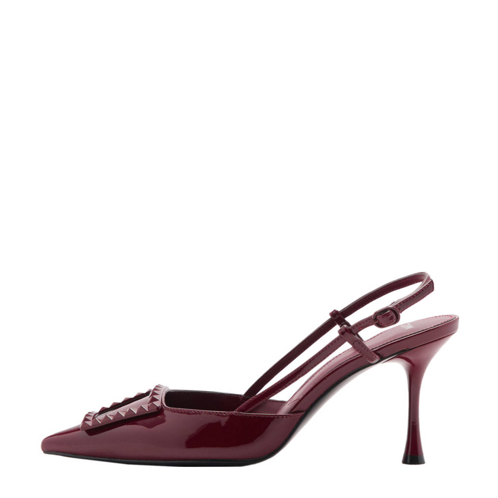 Mango slingback pumps donkerrood