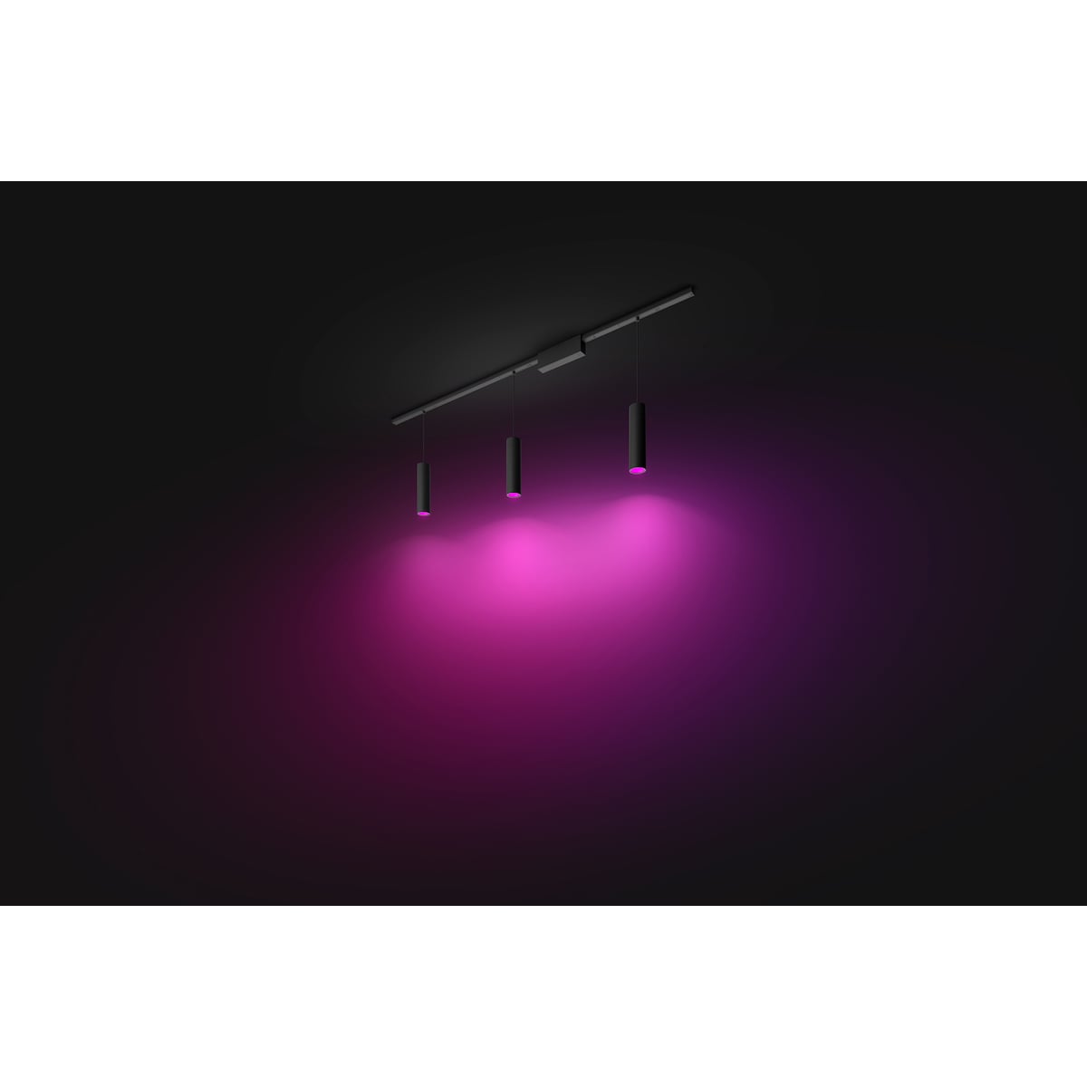 Philips Hue Perifo sett med tre pendellamper (sort)