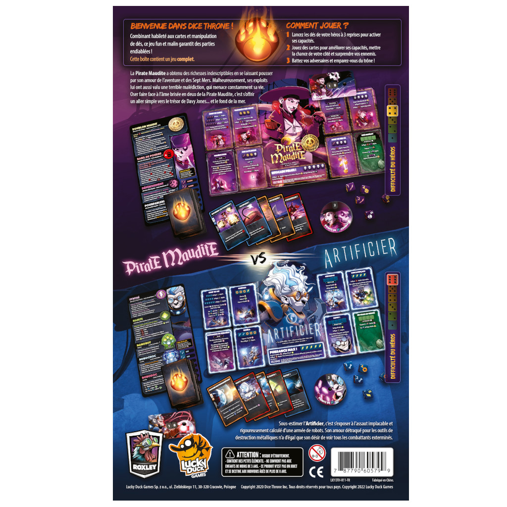 Dice Throne S2- Artificier vs Pirate Maudite