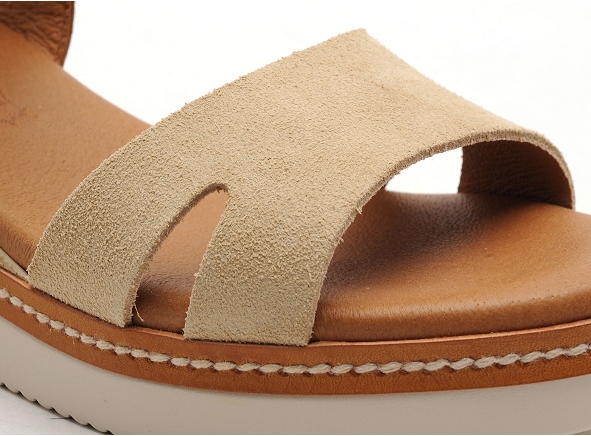 Eva frutos nu pieds talons femme 547 beige