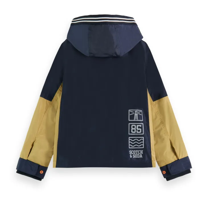 Scotch & Soda Veste Coloblock | Bleu nuit
