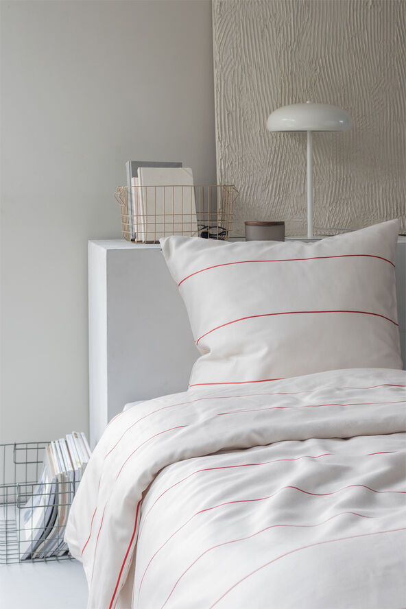 Mette Ditmer ALIGN bed set Bright red , sand