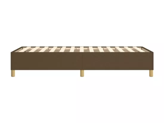 Sommier à lattes de lit Marron foncé 90x200 cm Tissu